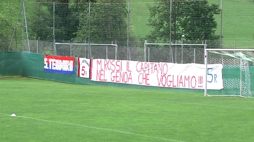 Neustift, striscione dei tifosi per Marco Rossi: 