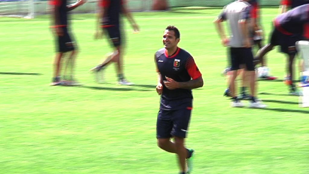 Genoa, Santana subito in campo a Neustif per il primo allenamento