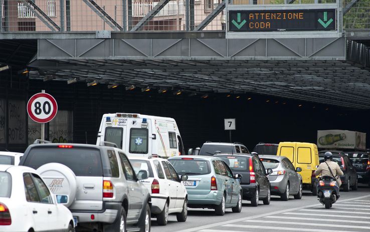 Traffico rallentato sull'A10 Genova-Ventimiglia verso Genova