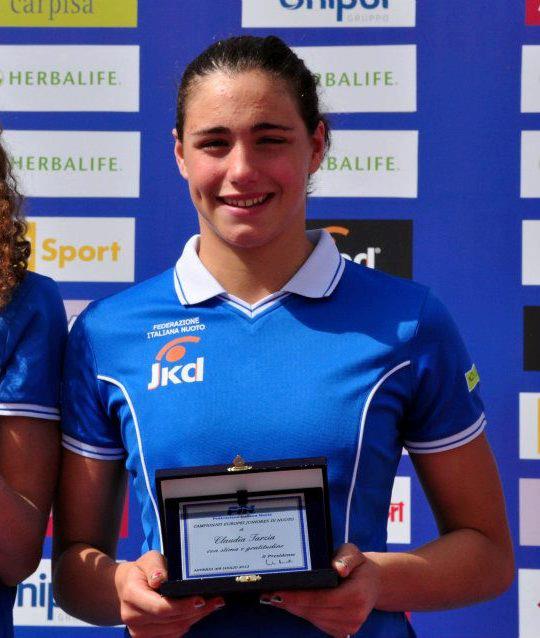 Claudia Tarzia vince il tricolore juniores nei 100 farfalla