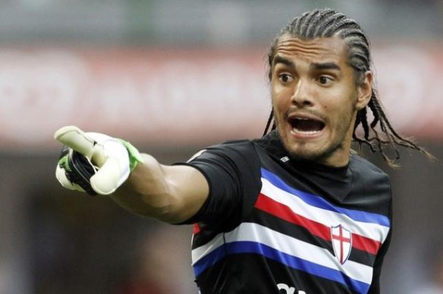 Romero al passo d'addio dalla Samp. Agente Sorrentino: 