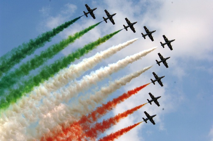 Anche dalla Norvegia per vedere le Freccie Tricolori ad Andora