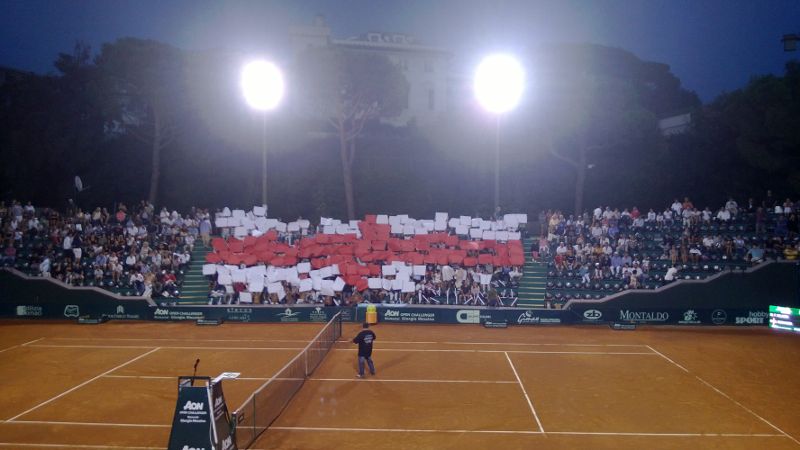 Occupy Albaro, coreografia super all'AON Open Challenger - Memorial Giorgio Messina 