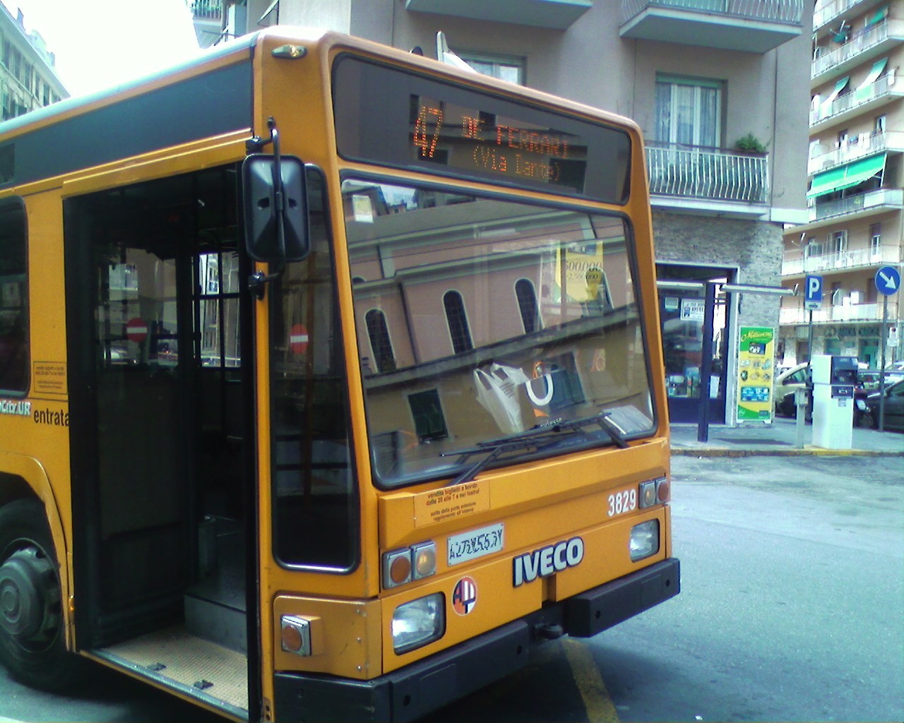 Autobus in Valbisagno, Amt fa retromarcia