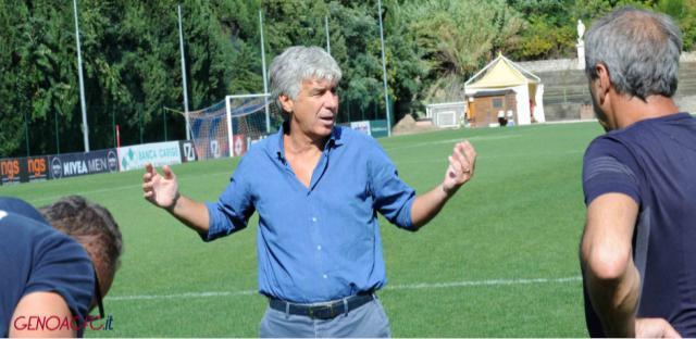 Genoa in campo a Pegli. E Gasperini torna...Gasperson