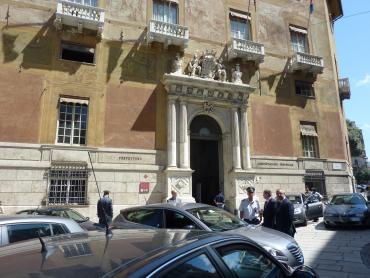 Anarchici in piazza per solidarietà verso gli arrestati di Roma