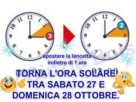 Torna l'ora solare, stanotte le lancette dell'orologio si spostano dalle 3 alle 2