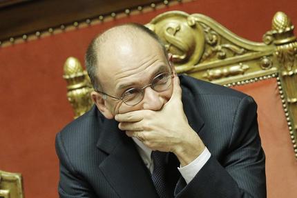 Il premier Letta: 