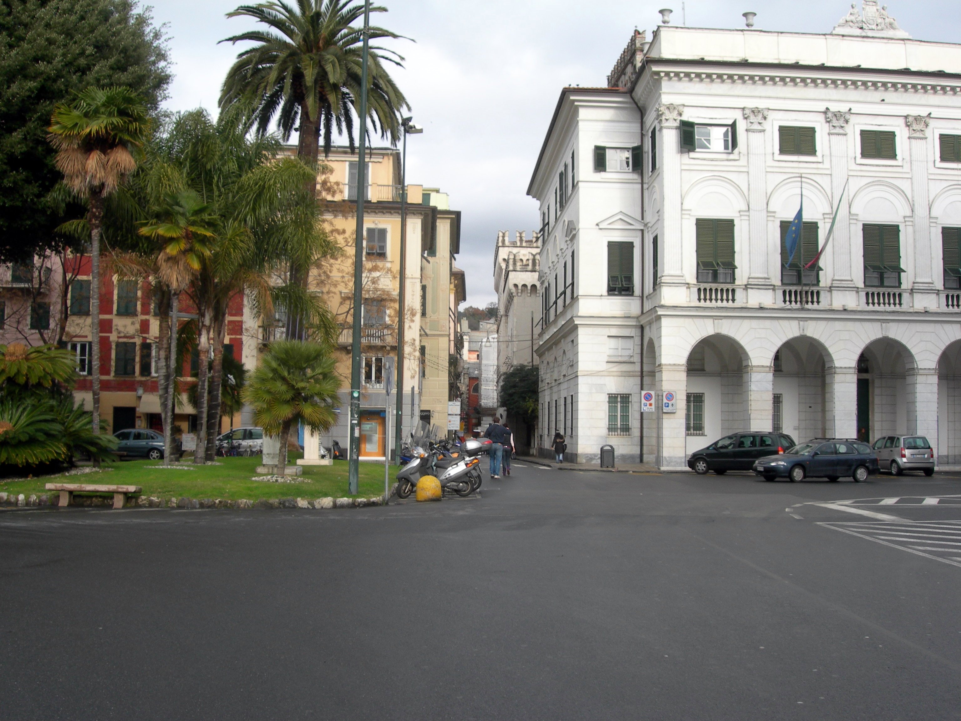 Chiavari blindata per manifestazione di Forza Nuova 