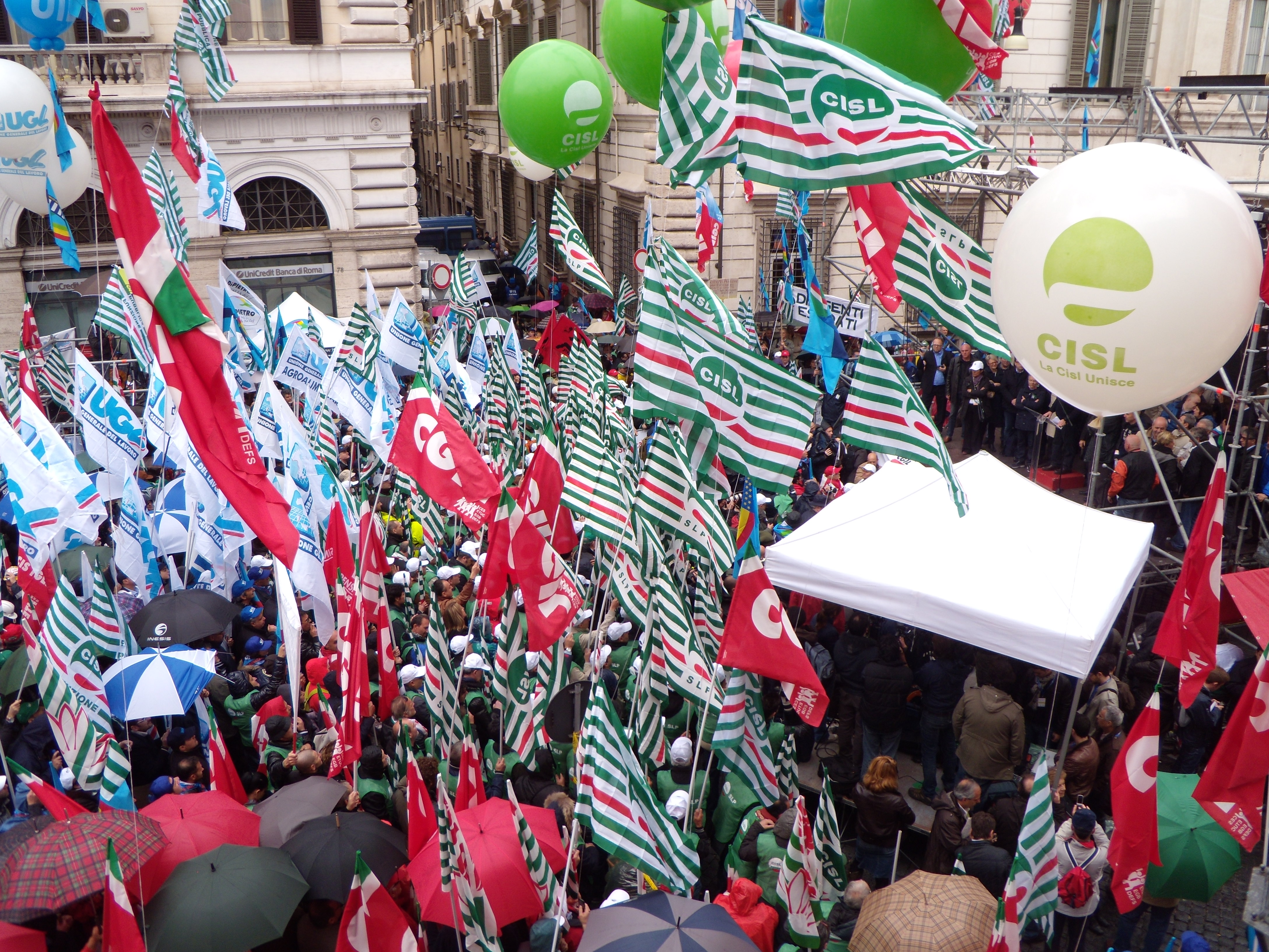 Sabato a Genova i sindacati contro la legge di stabilità