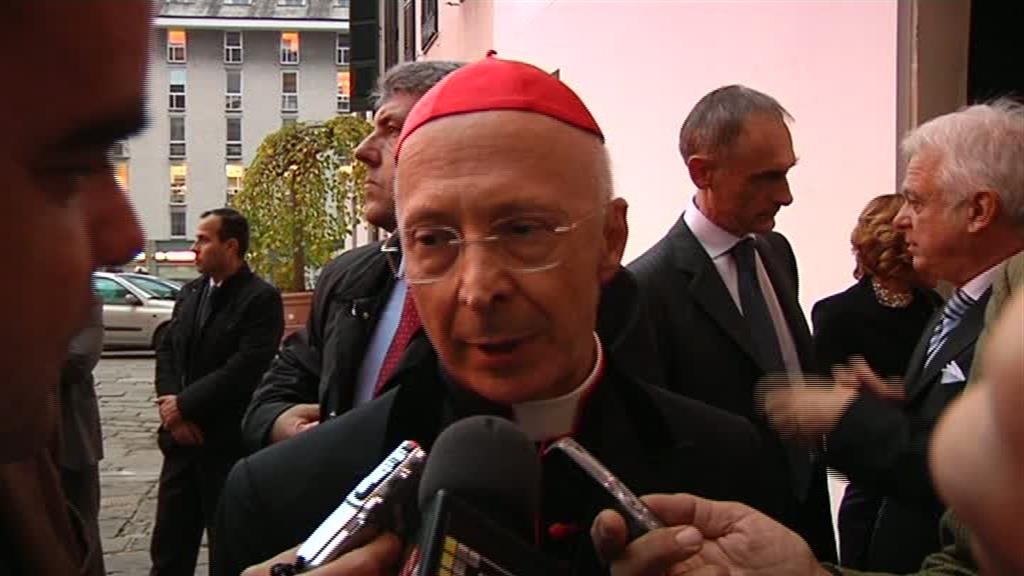 Il cardinale Bagnasco incontra il commissario della Provincia Fossati 