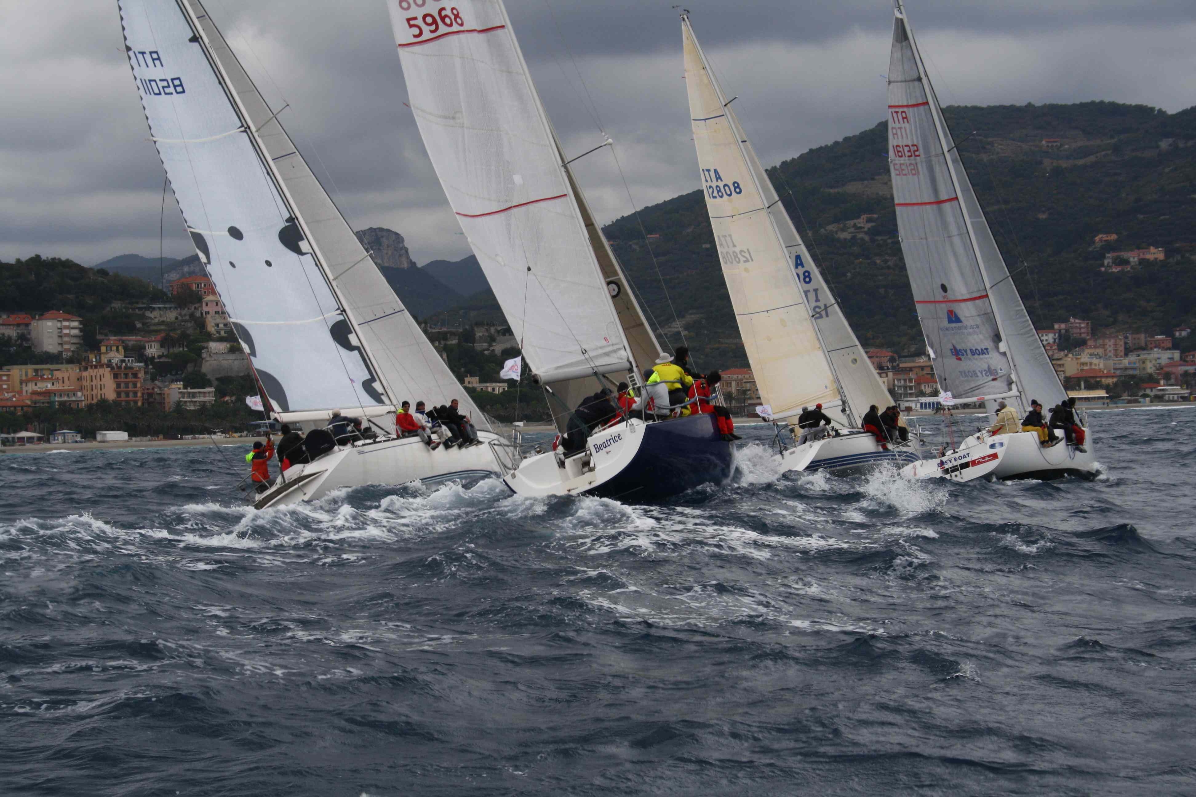 Sole ma niente vento per la prima prova 2014 dell'Invernale del Ponente