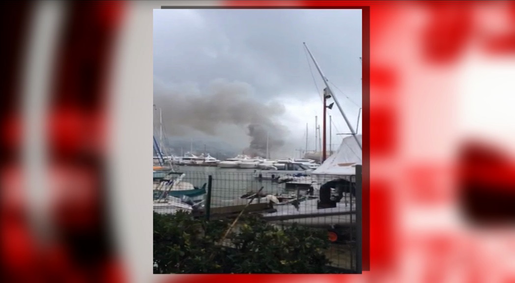 Incendio yacht a Rapallo, domani previsto il recupero dei relitti