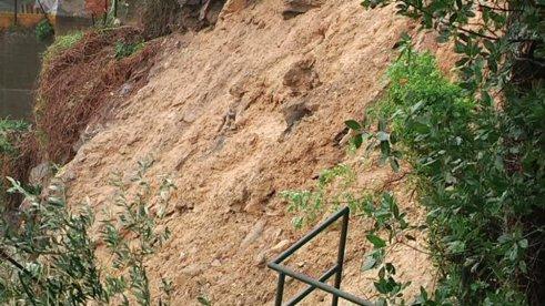 Maltempo, la frana di Nervi si muove, pericolo che case scivolino in mare