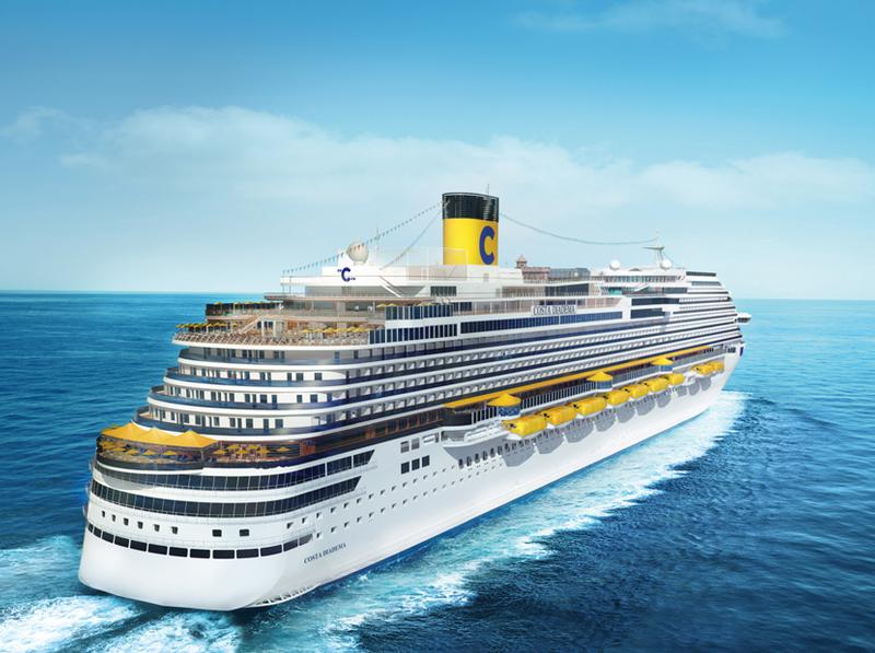 Costa Crociere annuncia le crociere inaugurali di Costa Diadema