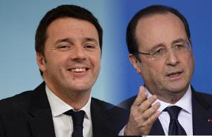 Parigi, il patto tra Renzi e Hollande: 