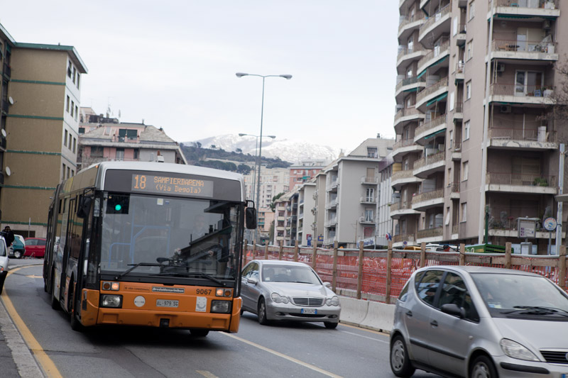 Traffico rallentato a San Martino