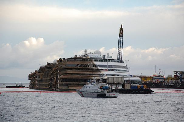 Concordia, al Giglio il 