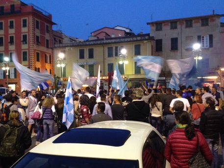 Chiavari festeggia l'Entella in B: diretta sulle nostre reti