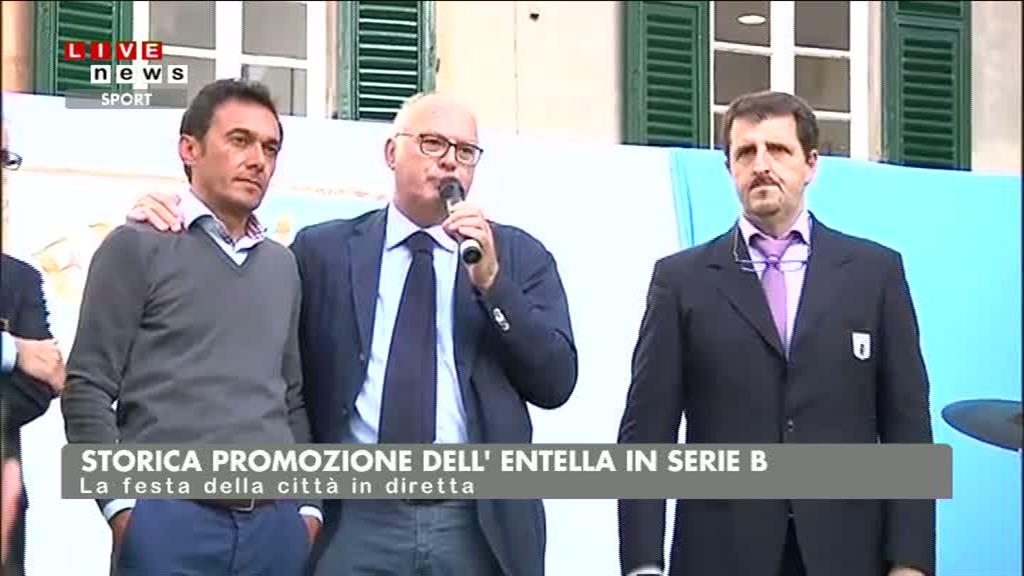 Festa a Chiavari per l'Entella in B E Gozzi conferma Prina in diretta