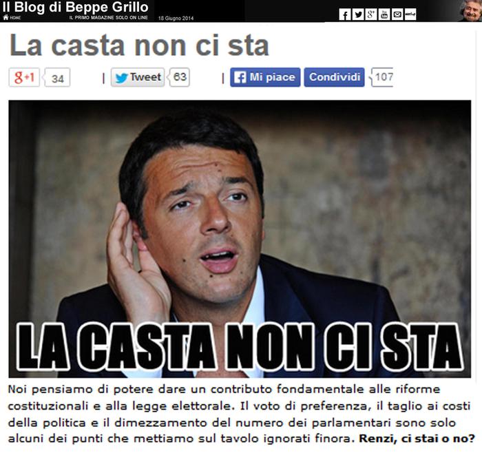 Riforme: M5S: 