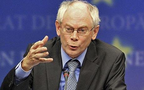 Ue, il presidente del Consiglio Van Rompuy: 