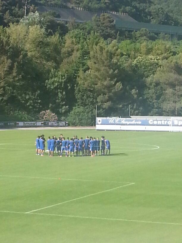 E' nata a Bogliasco la nuova Sampdoria Gli auguri di Ferrero, Braida assente