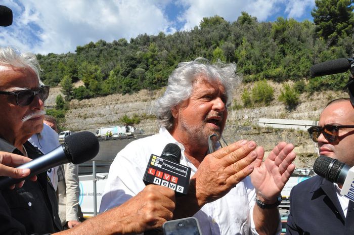 Grillo verso il Circo Massimo: 