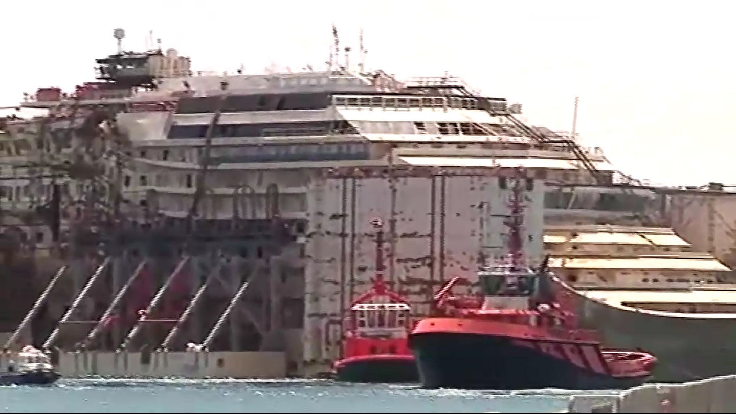 Costa Concordia, a breve il via alla demolizione del relitto