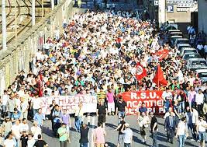 Manifestazioni Fincantieri, indagati leader Fiom