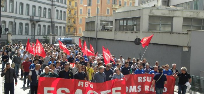 Domani mattina nuovo presidio dei lavoratori dell'Oms Ratto 