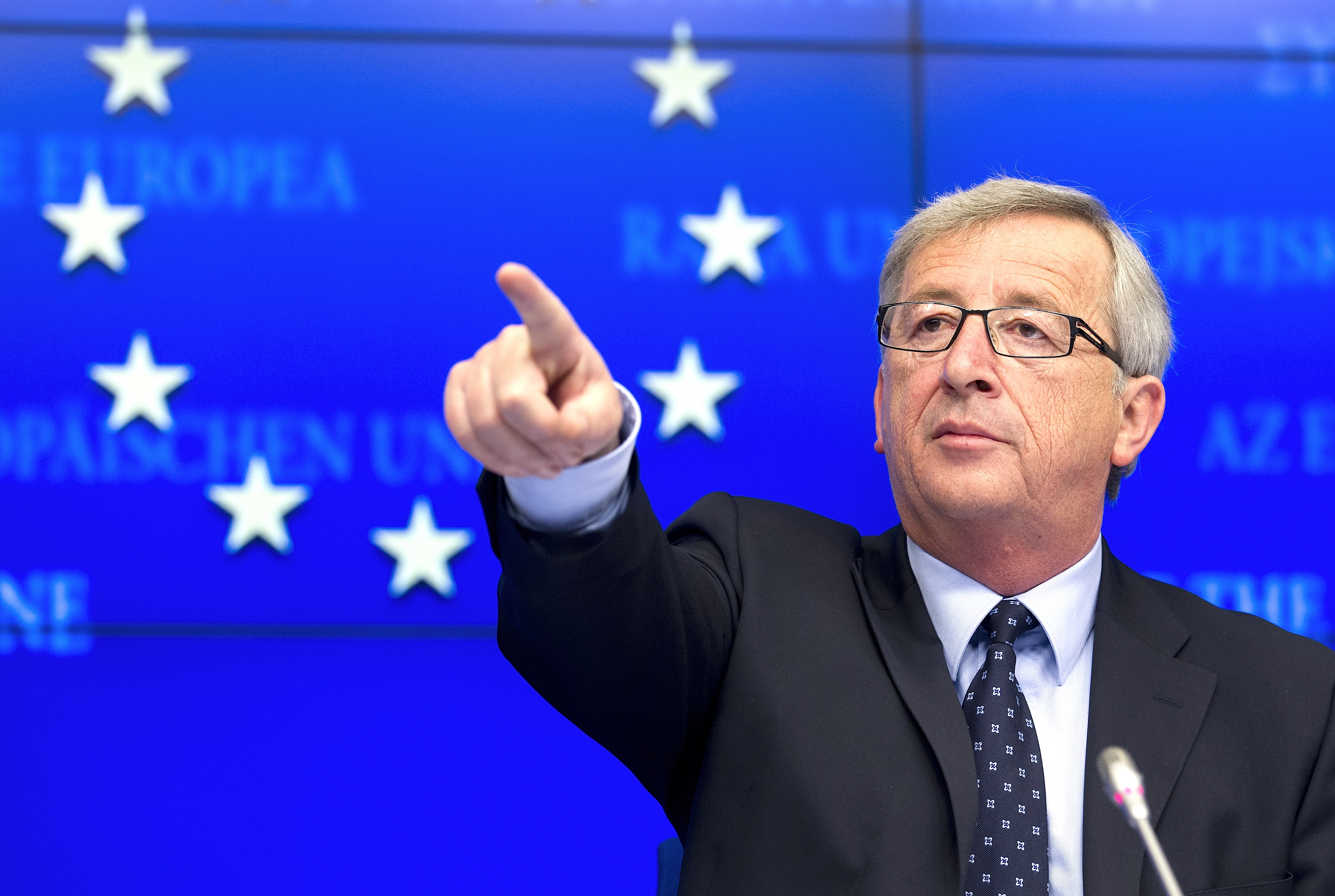 Juncker all'Italia 