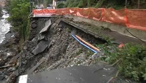 Post alluvione, riapre la strada provinciale crollata il 10 ottobre a Serra Riccò