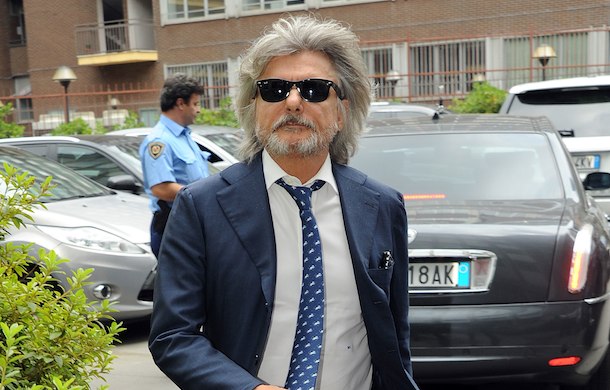 Il Presidente Massimo Ferrero inibito per 3 mesi per le frasi Thoir