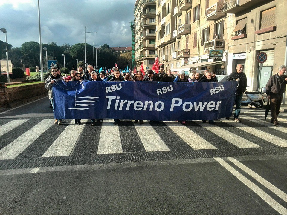 Tirreno Power, manifestazione per chiedere un'azione al Governo