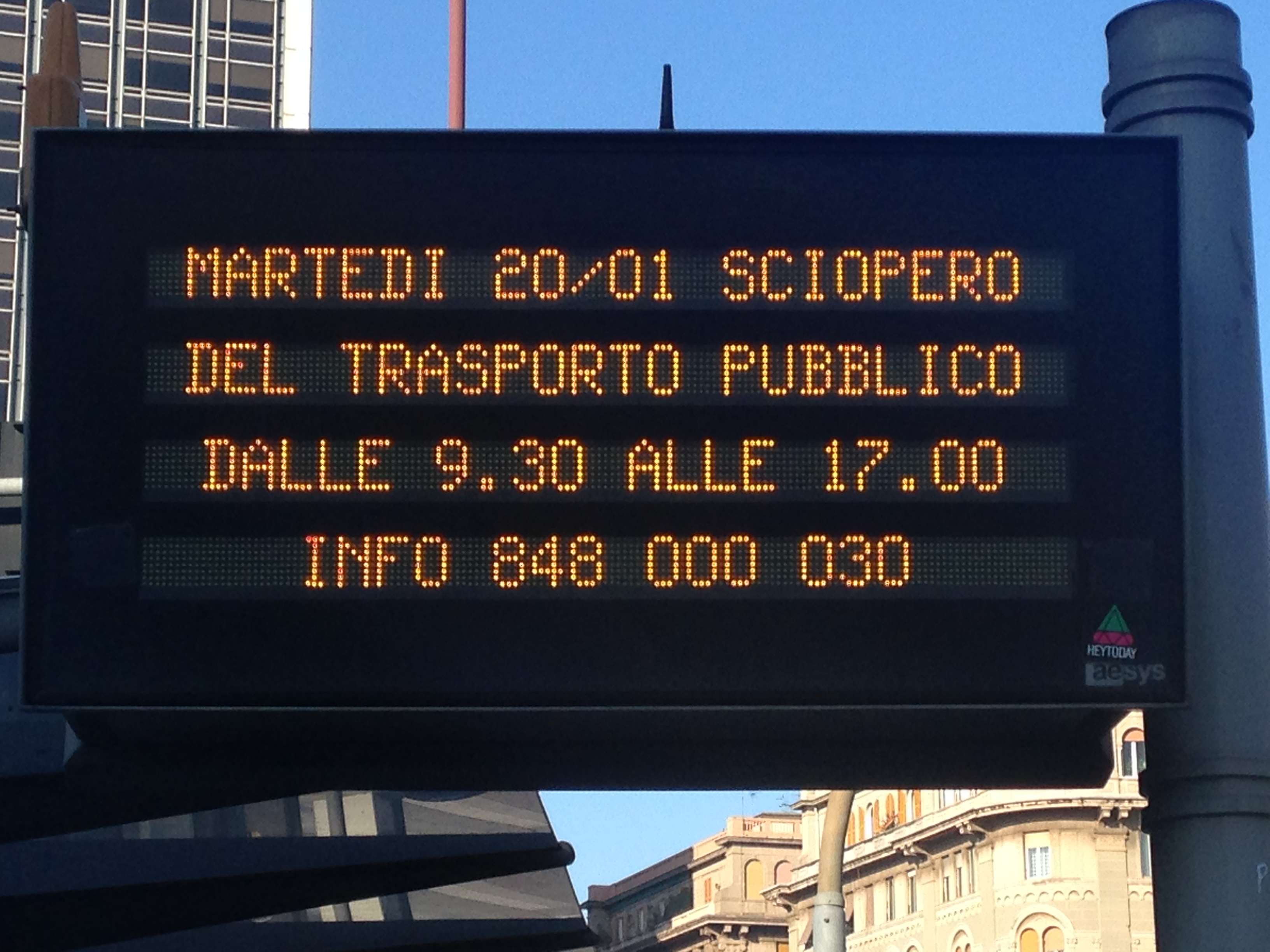 Sciopero Amt, i sindacati: 