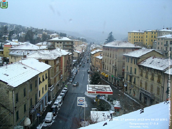 L'entroterra pronto a imbiancarsi Domani previsto il ritorno della neve