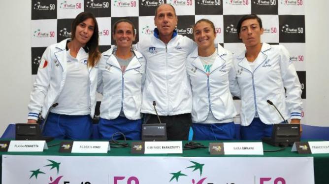 Tennis, oggi la presentazione di Italia-Francia di Federation Cup