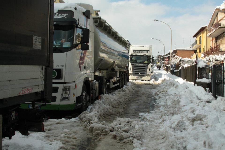 Maltempo, possibile stop dei tir al Nord 