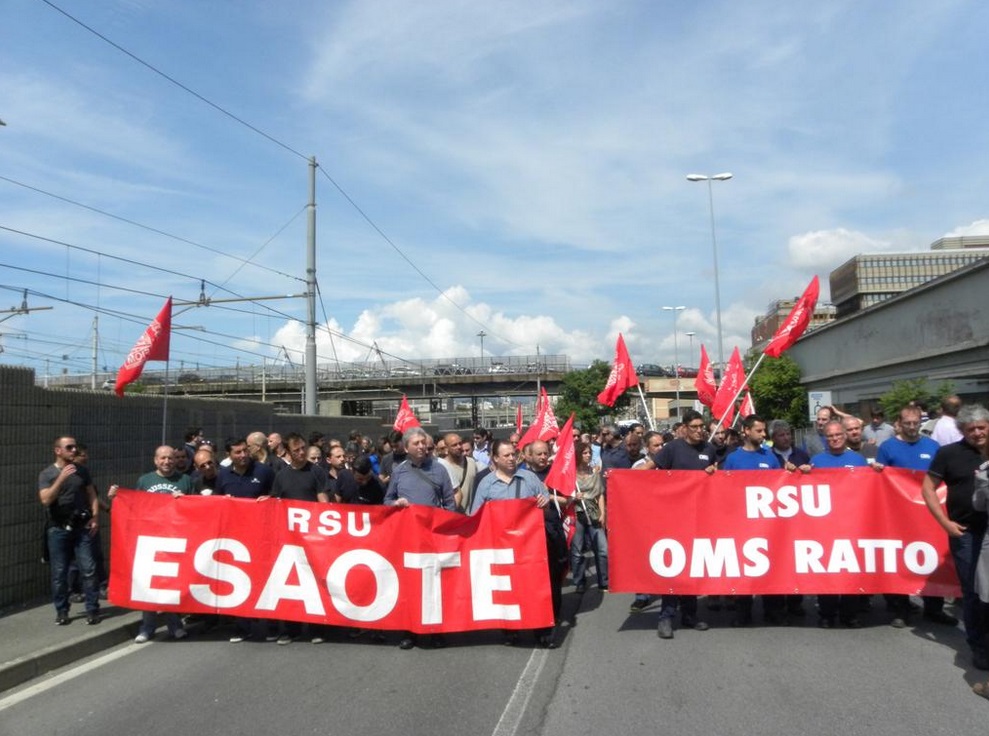 Esaote ancora ferma, sciopero anche oggi