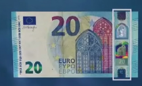 Arriva la nuova banconota da 20 euro