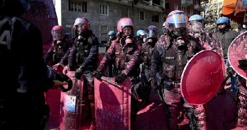 Studenti in piazza in tutta Italia contro la riforma della scuola