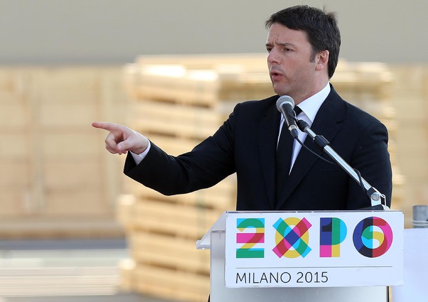 Renzi in visita al cantiere Expo: 