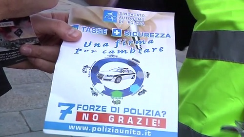 Protesta della polizia: 