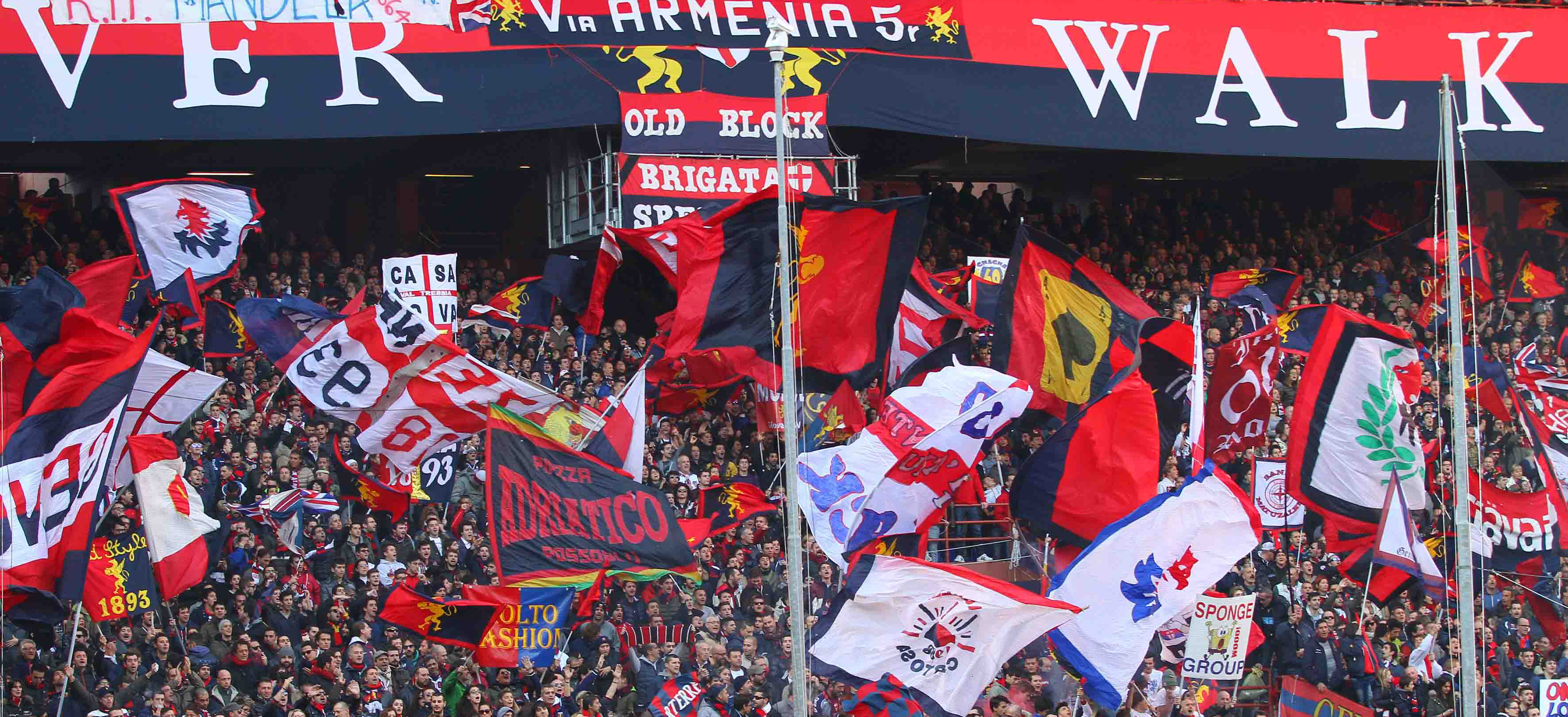 La tifoseria organizzata chiama a raccolta tutti i tifosi per Genoa-Cesena