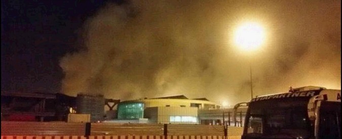 Incendio Fiumicino, Alitalia: 