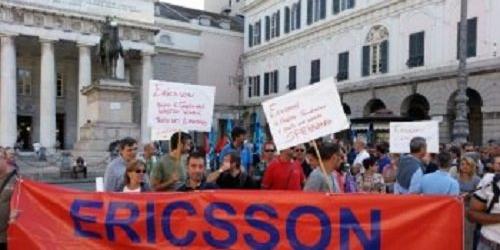 Ericsson, dipendenti in sciopero contro i tagli