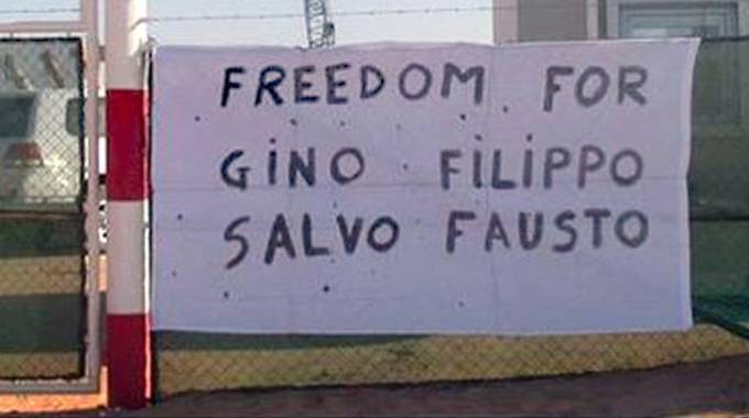 Rapimento in Libia, striscione chiede libertà 