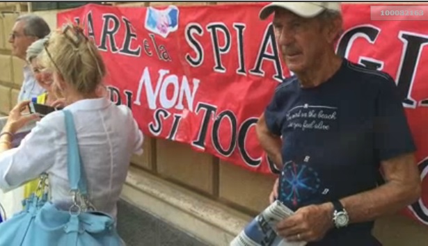 Comitati del ponente in piazza contro i riempimenti al VTE