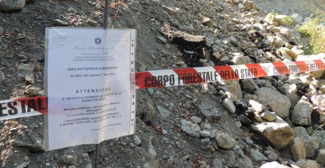 Discarica abusiva: tre denunciati e area sequestrata